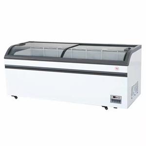 PHIYOND DG-2000 680L Supermarket Commercial Large Capacity Display Sliding Glass Door Single Arc Island Freezer PHIYOND DG-2000 680L Supermarket Commercial Large Capacity Display Sliding Glass Door Single Arc Island Freezer